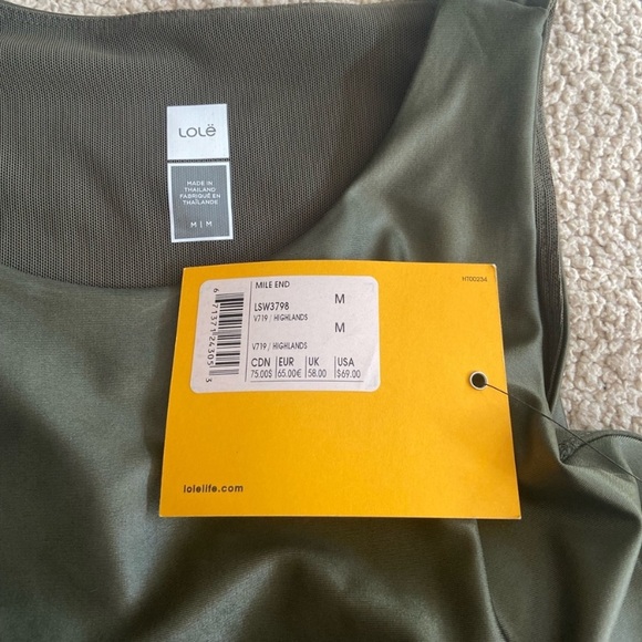 🌸 Lolë 🌸 cropped workout top/sports bra - Picture 6 of 10